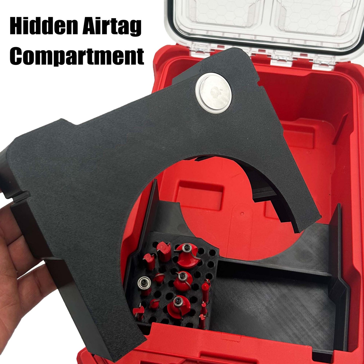 Tidy Tool Packout Insert for M18 FUEL Router and Accessories- Milwaukee Compact Organizer