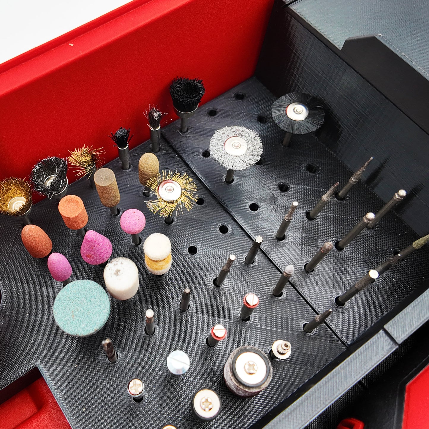 Tidy Tool Packout Insert for M12 Rotary Tool and Accessories models 2460 and 2525- Milwaukee Compact Organizer