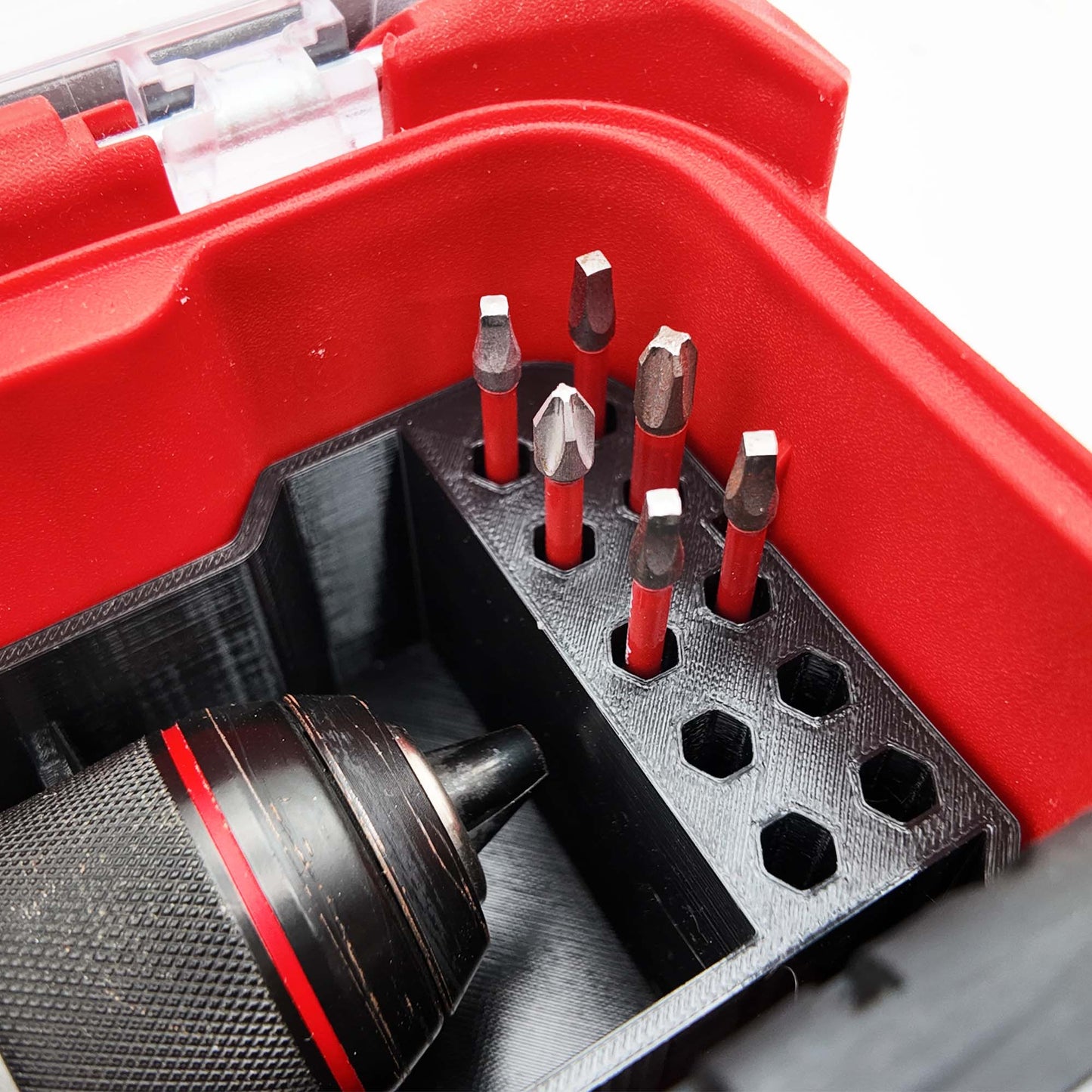 Tidy Tool Packout Insert for M12 Fuel Drill/Driver and Impact- Milwaukee Compact Organizer V3