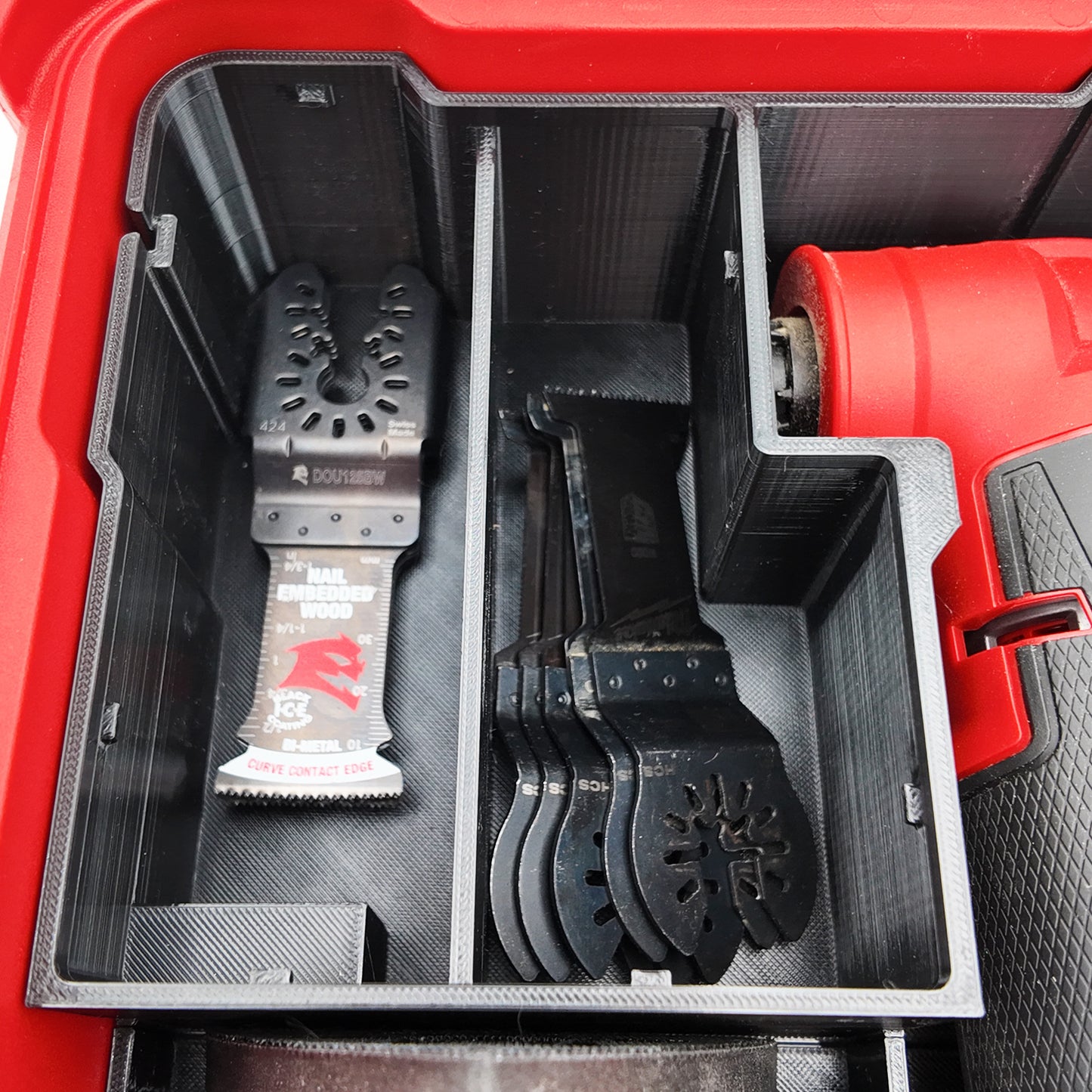 Tidy Tool Packout Insert for M12 Multi Tool models 2586 and 2426- Milwaukee Compact Organizer