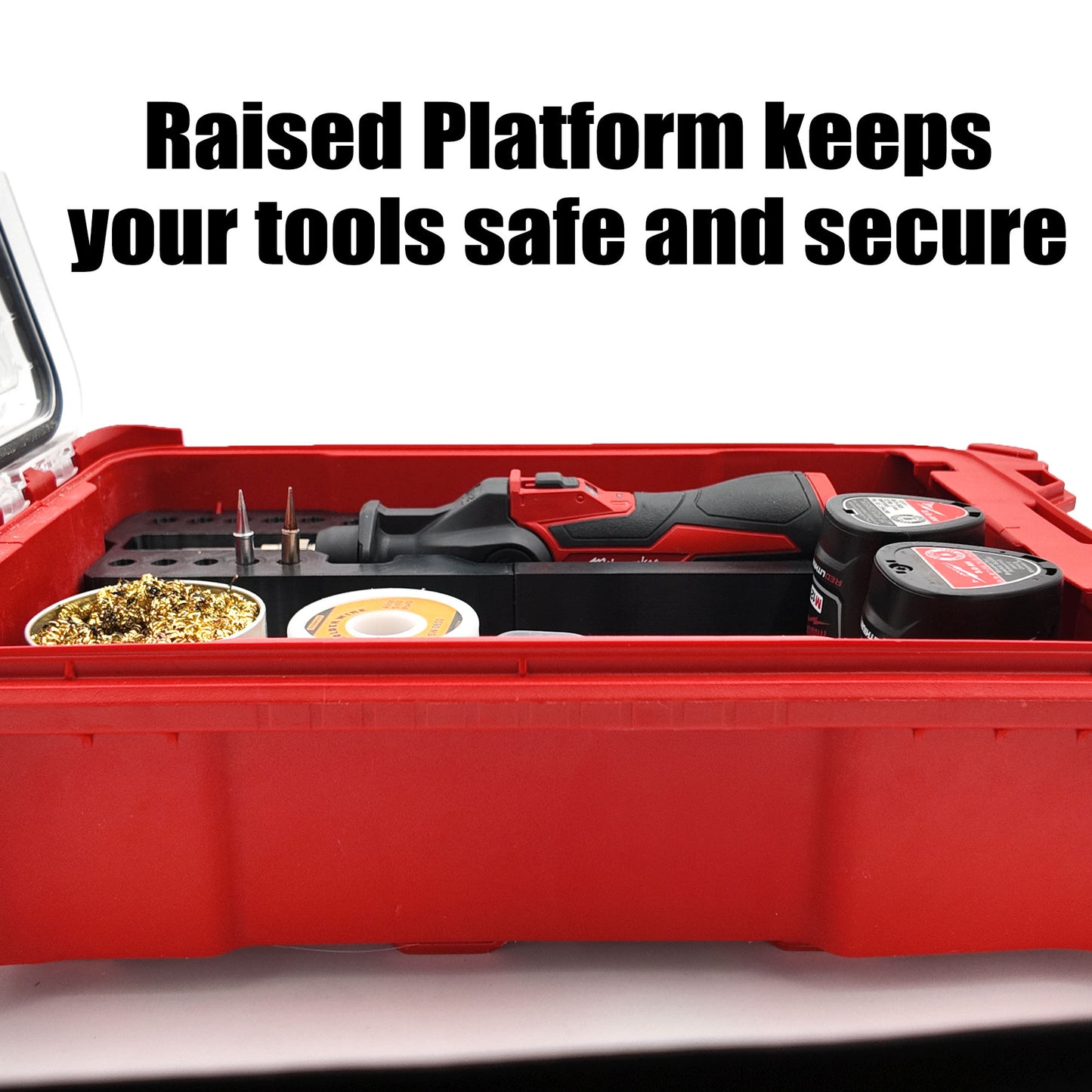 Tidy Tool Packout Insert for M12 Soldering Iron and Milwaukee Compact Organizer