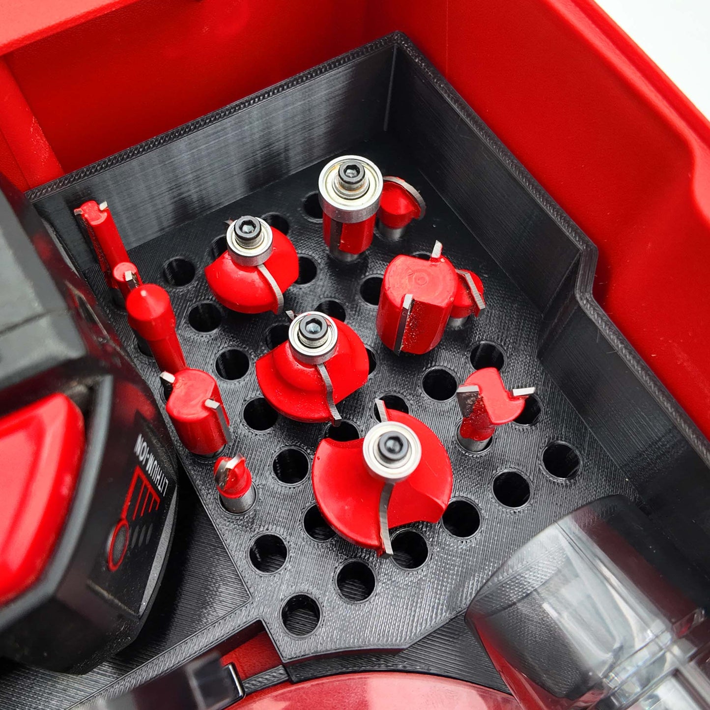 Tidy Tool Packout Insert for M18 FUEL Router and Accessories- Milwaukee Compact Organizer
