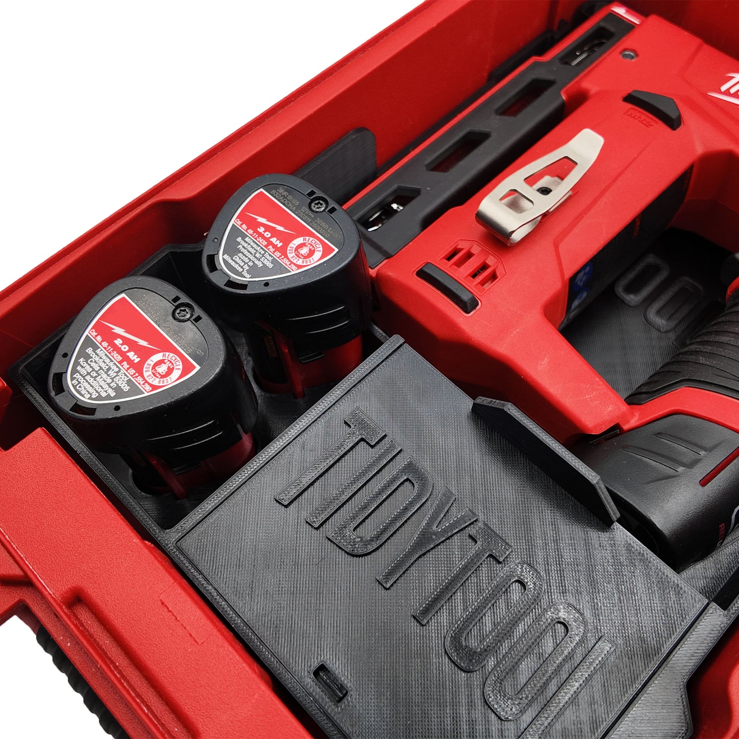 Tidy Tool Packout Insert for M12 Crown Stapler and Milwaukee Compact Organizer
