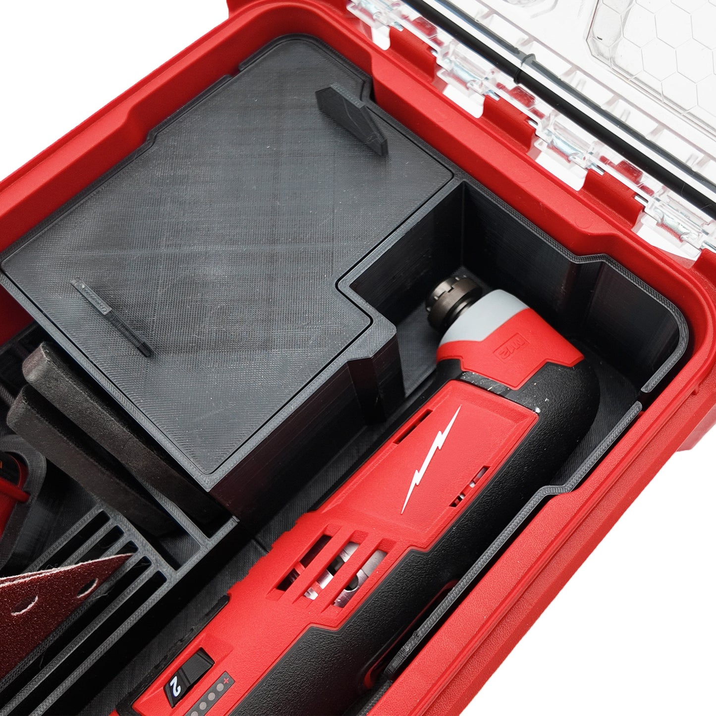 Tidy Tool Packout Insert for M12 Multi Tool models 2586 and 2426- Milwaukee Compact Organizer