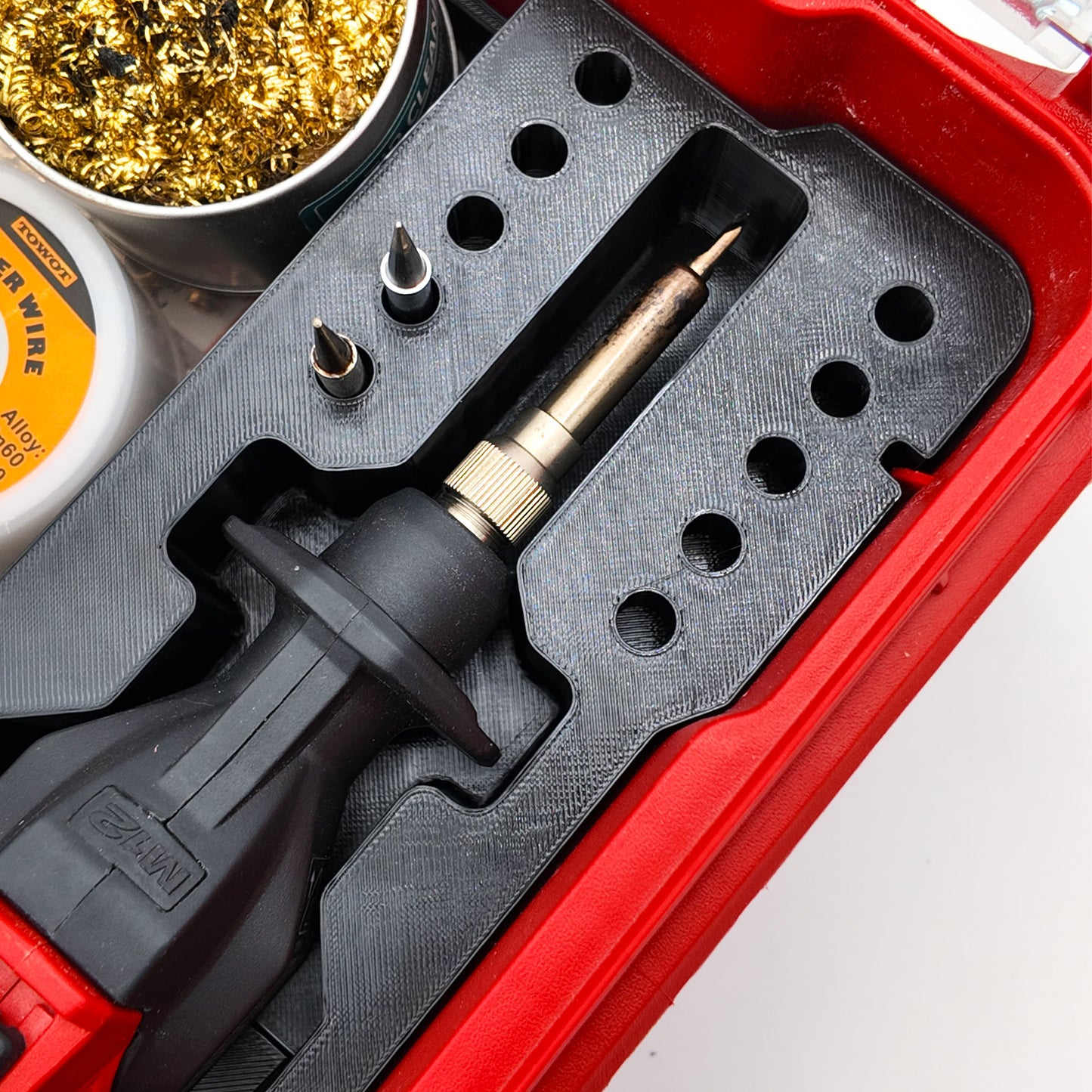 Tidy Tool Packout Insert for M12 Soldering Iron and Milwaukee Compact Organizer