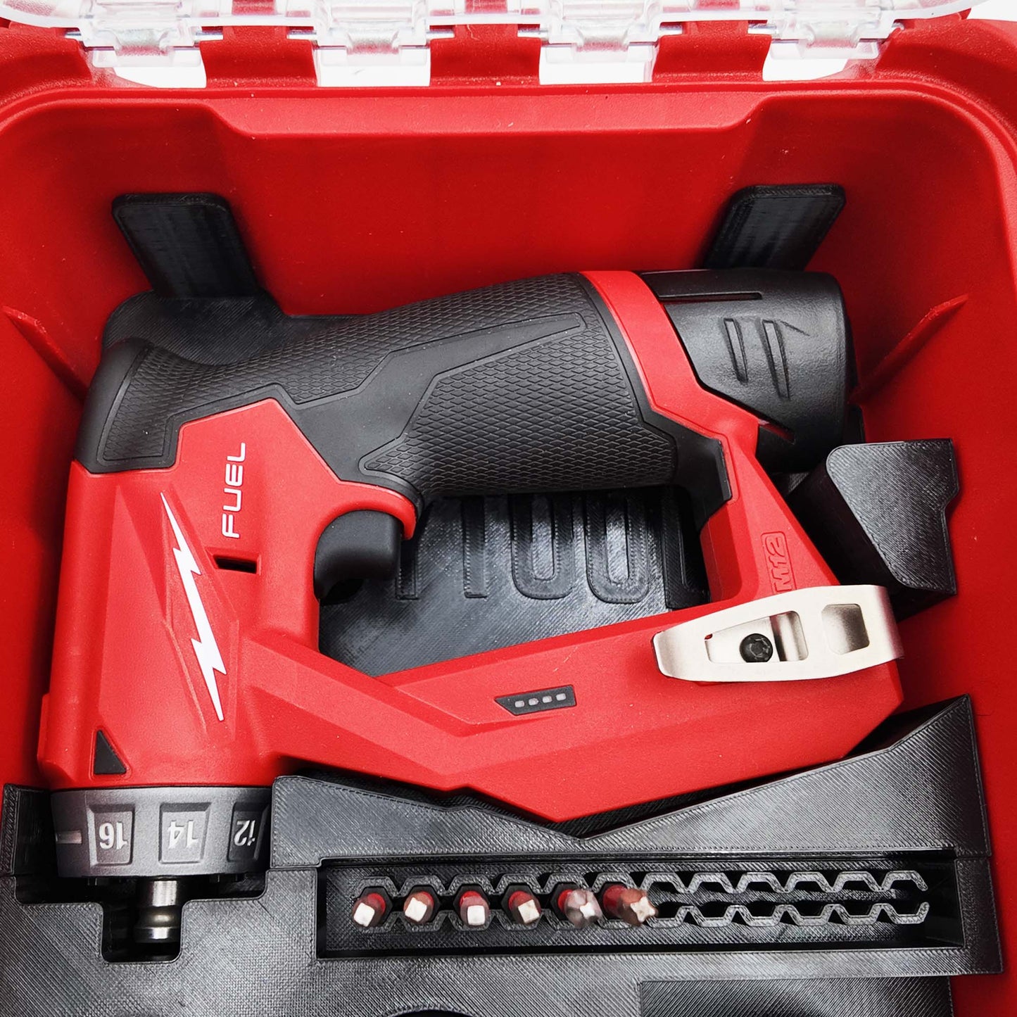 Tidy Tool Packout Insert for M12 FUEL Installation Drill and Milwaukee Compact Organizer