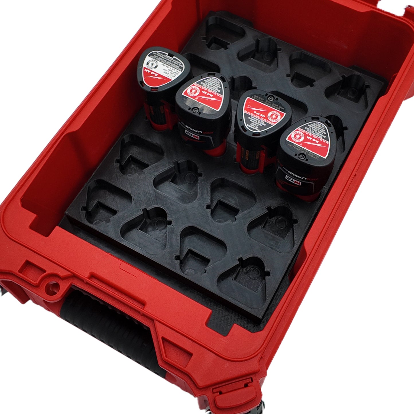 Tidy Tool Packout Insert for M12 Battery Liner and Milwaukee Compact Organizer