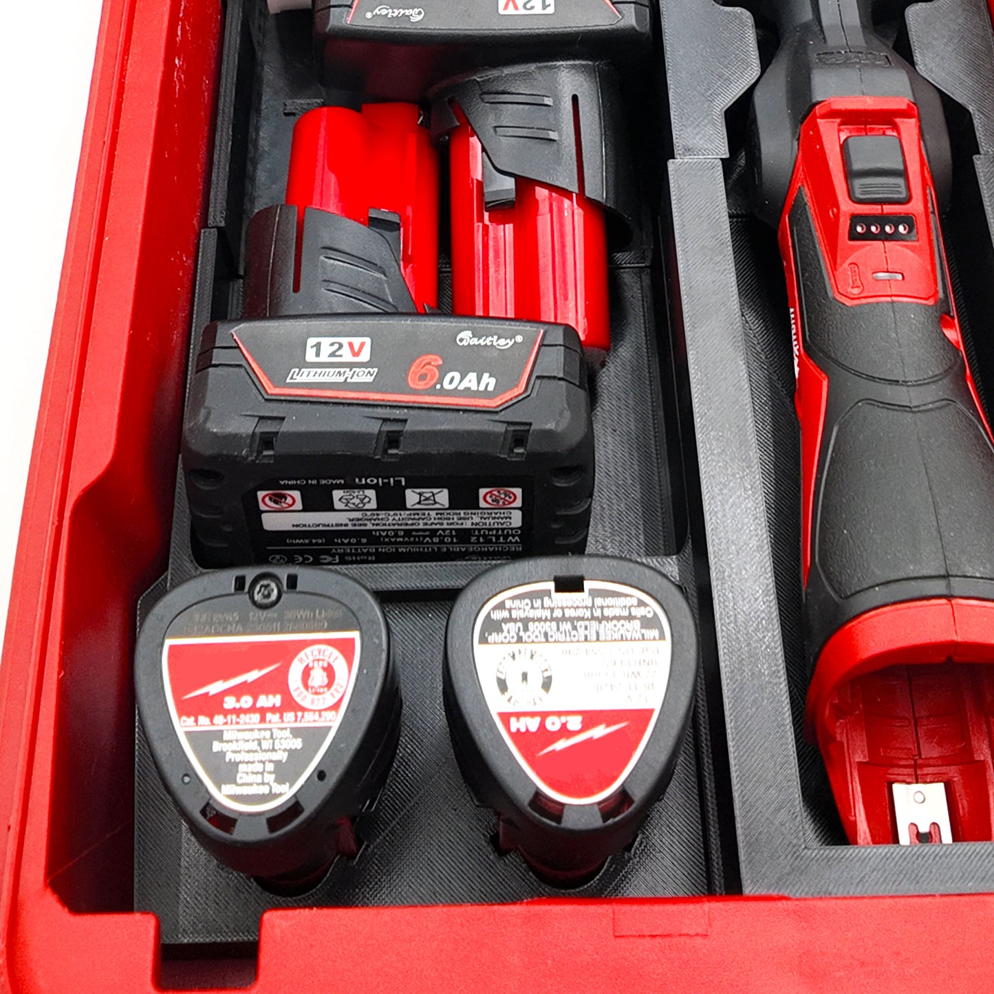 Tidy Tool Packout Insert for M12 Soldering Iron and Milwaukee Compact Organizer