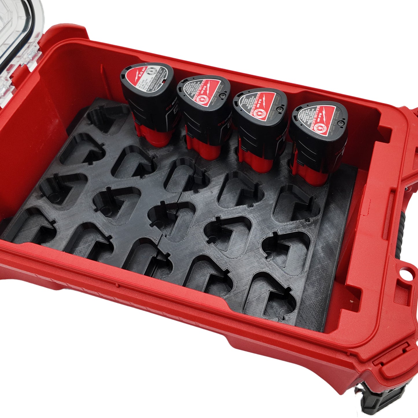 Tidy Tool Packout Insert for M12 Battery Liner and Milwaukee Compact Organizer