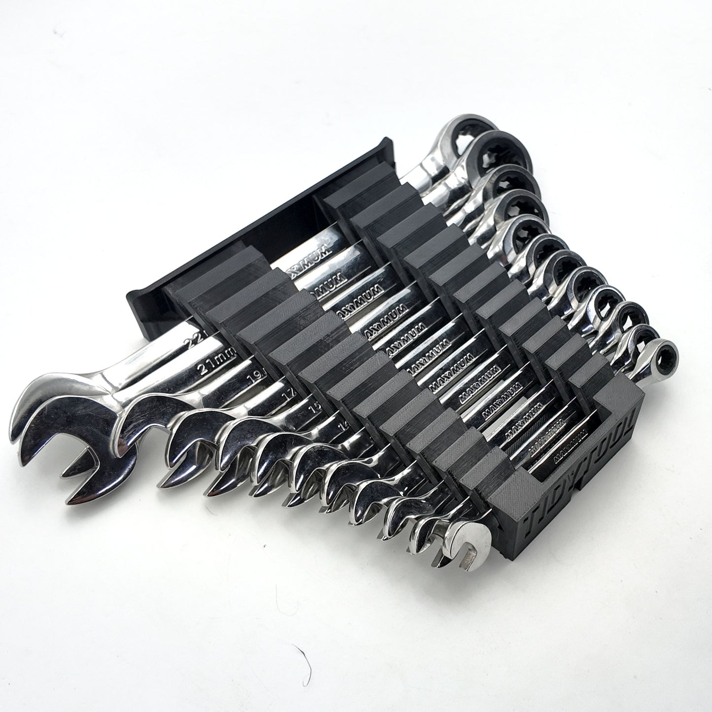 Tidy Tool Low Profile Packout Insert for Wrenches- Milwaukee Low Profile small parts organizer