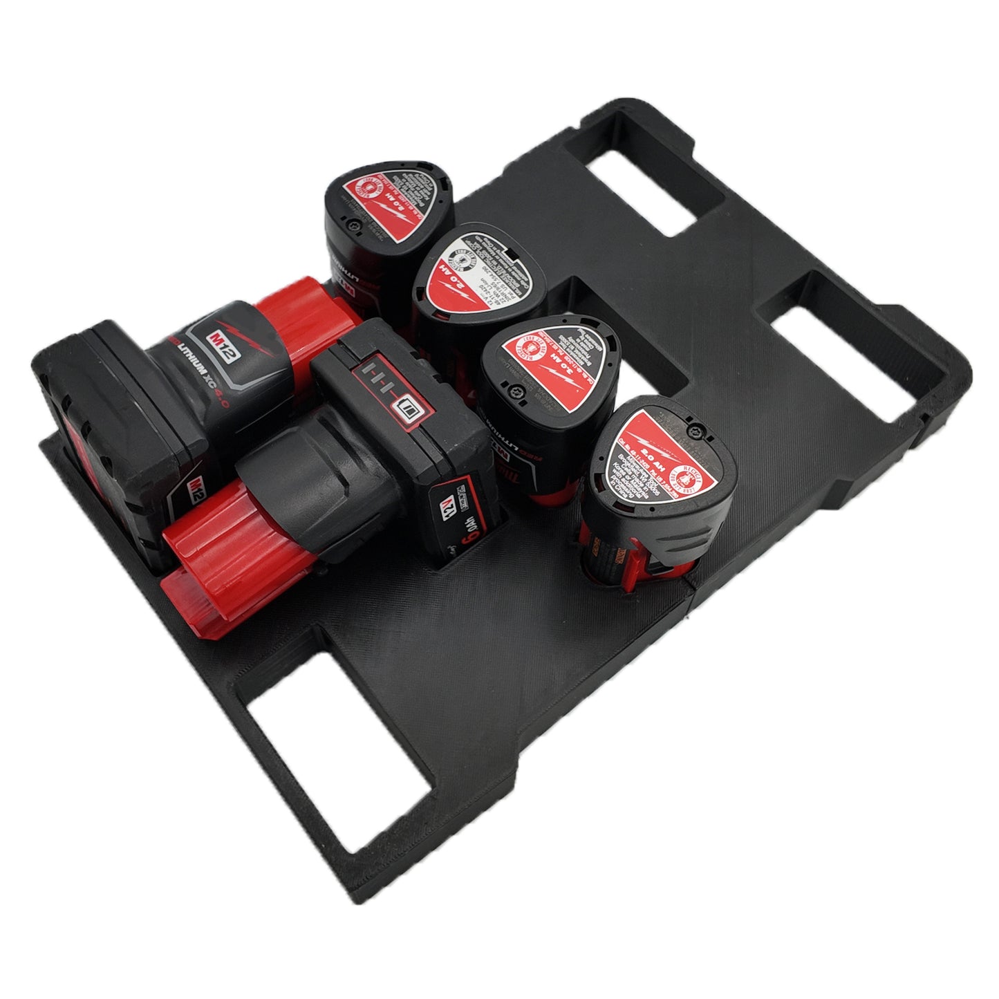 Tidy Tool Packout Insert for M12 mixed batteries and Milwaukee Compact Organizer