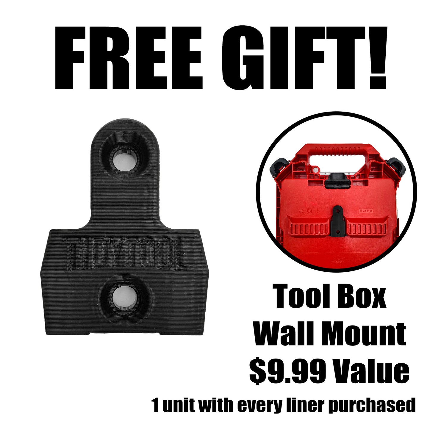 TidyTool Packout Insert for 20V Brushless Impact (DCF809)