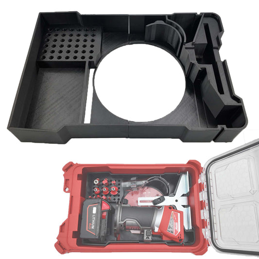 Tidy Tool Packout Insert for M18 FUEL Router and Accessories- Milwaukee Compact Organizer
