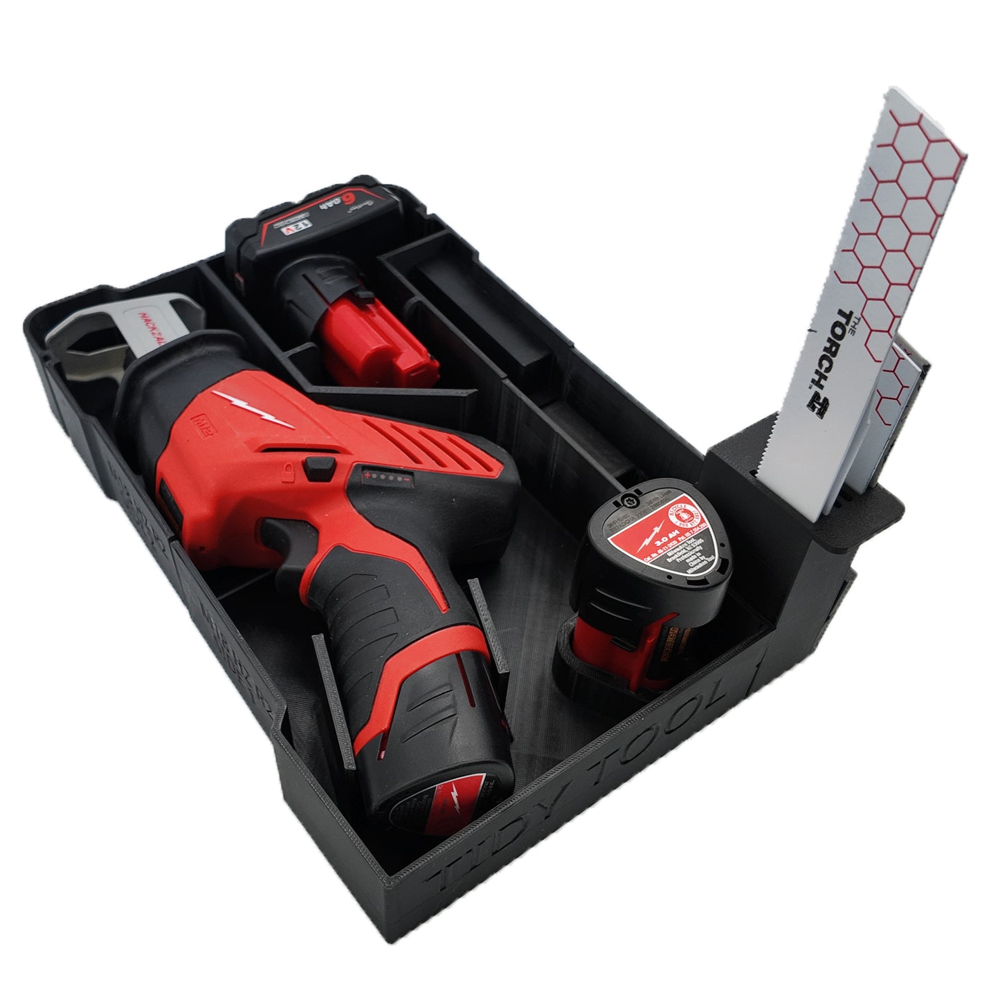 Tidy Tool Packout Insert for M12 Fuel Hackzall and Milwaukee Compact Organizer