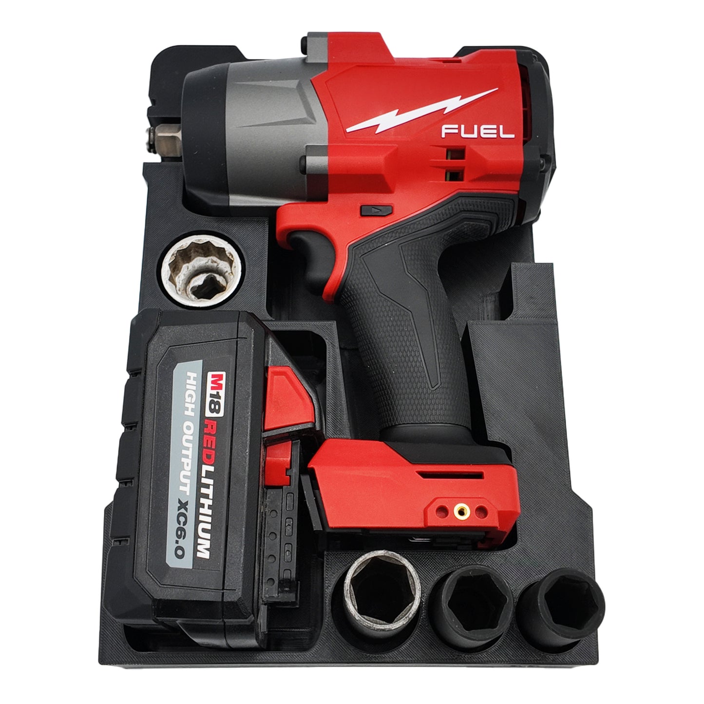 Tidy Tool Packout Insert for M18 High Torque Impact Wrench Drill- Milwaukee Compact Organizer