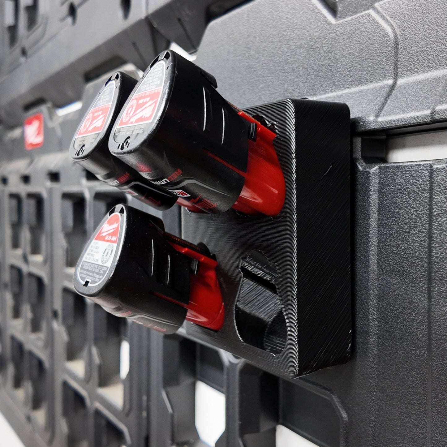 Tidy Tool M12 Battery Holder Quad Mount