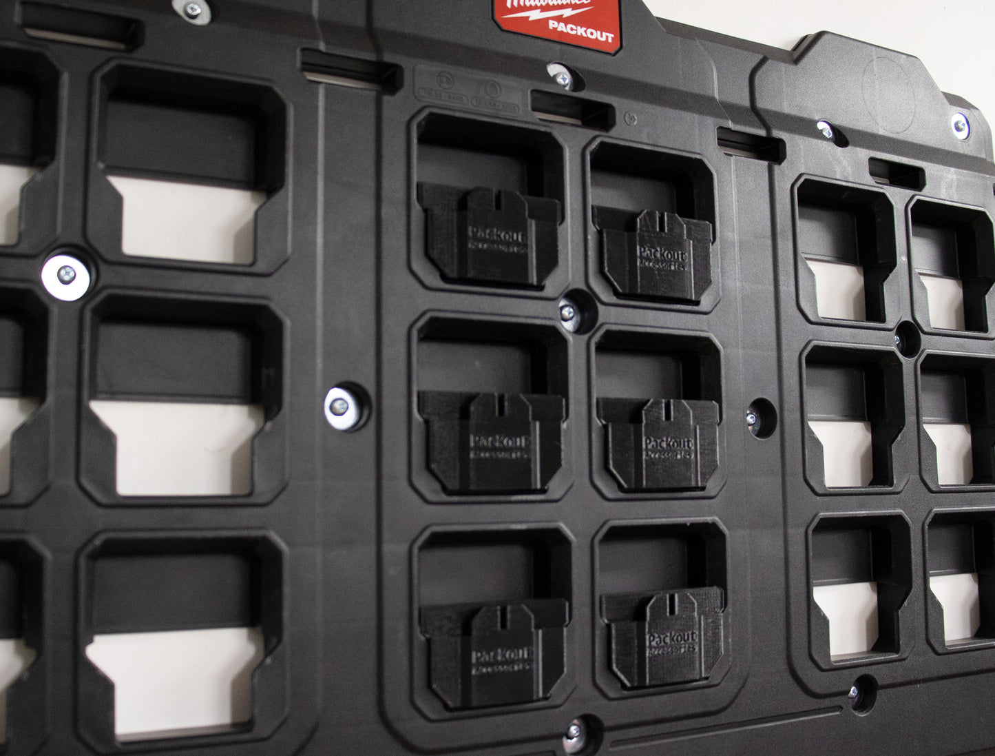 Tidy Tool Wall Bin Holder (Bins Not Included)- 6 Pack