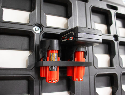 Tidy Tool M12 Dual Battery Mount 2 Pack