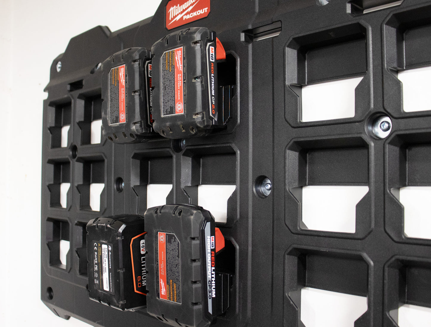 Tidy Tool M18 Battery Mount 4 Pack