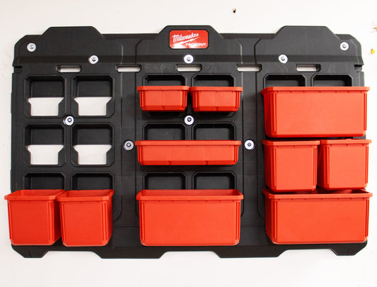 Tidy Tool Wall Bin Holder (Bins Not Included)- 6 Pack