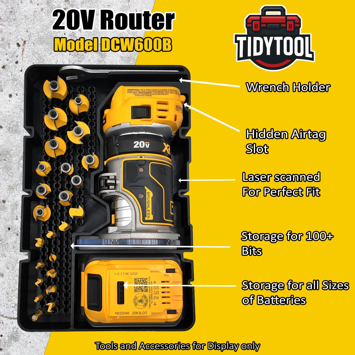 Digital File -  DeWalt 20V Router DCW600B