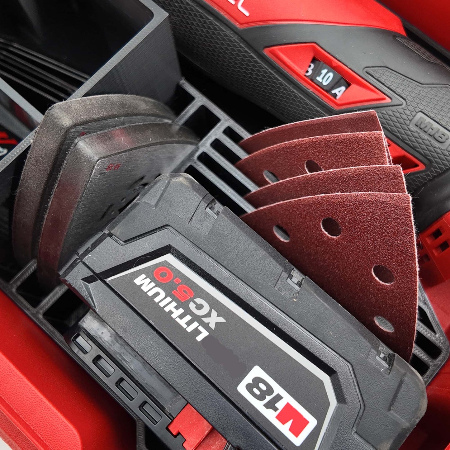 Tidy Tool Packout Insert for M18 Multi Tool Models 2836 and 2626 - Milwaukee Compact Organizer