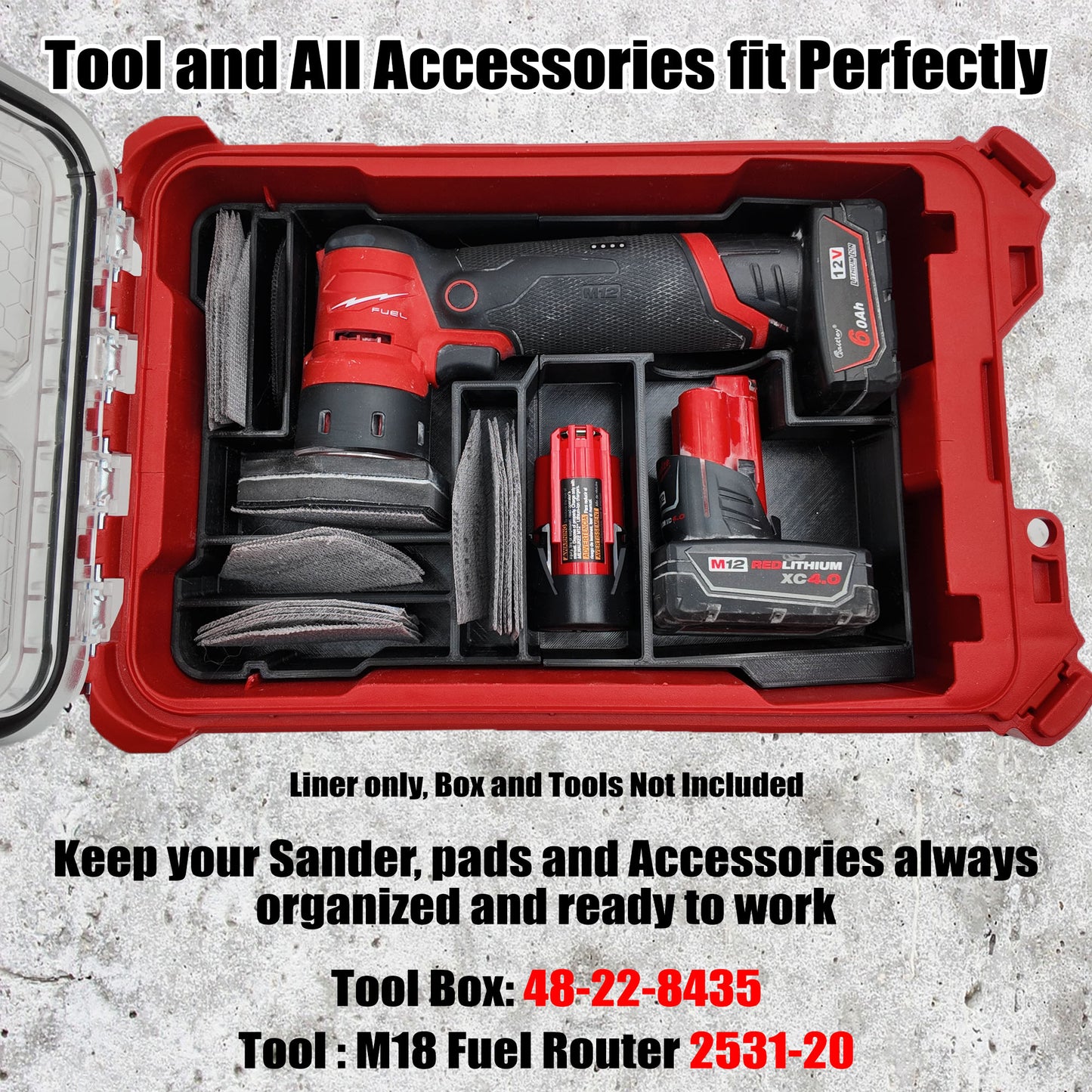 Digital File - Milwaukee M12 FUEL Orbital Detail Sander