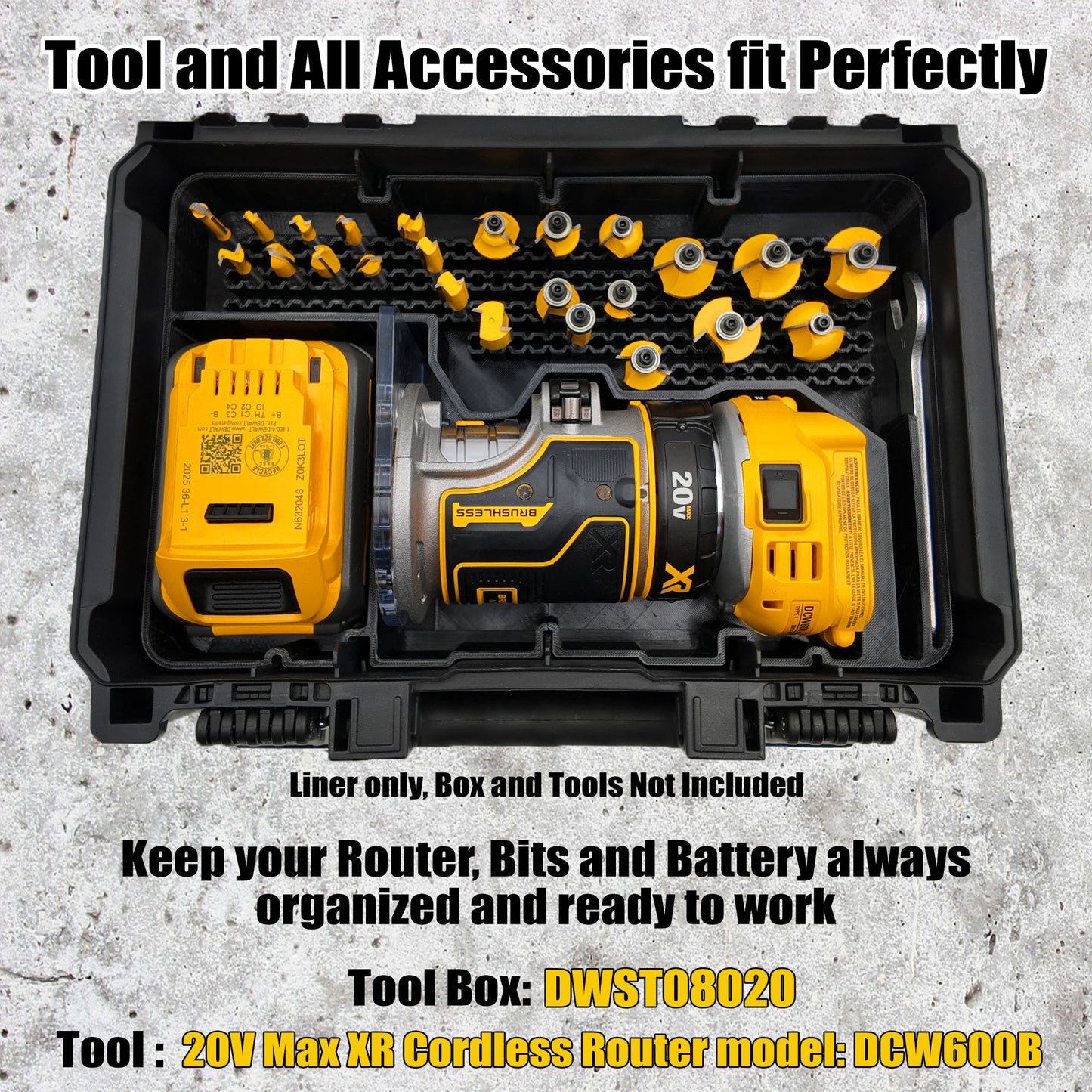 Digital File -  DeWalt 20V Router DCW600B