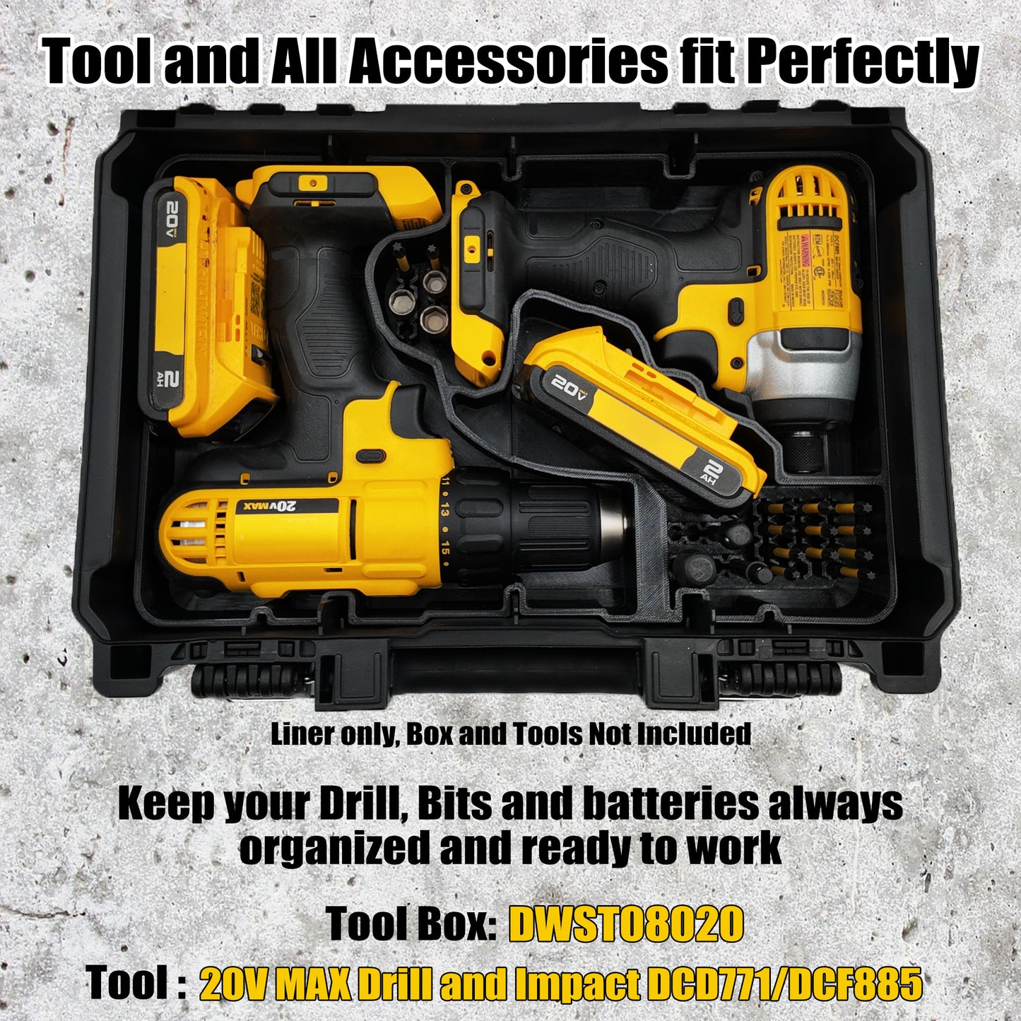 Digital File - 20V Max Drill Set (DCF885 & DCD771)