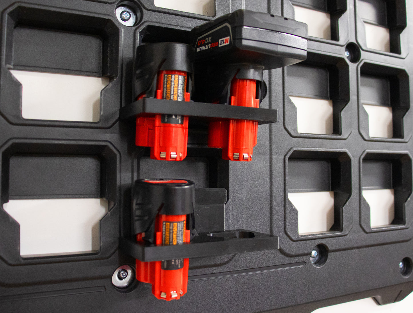 Tidy Tool M12 Dual Battery Mount 2 Pack